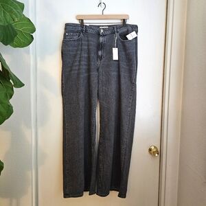 Warp + Weft Wide Leg Dark Gray Denim Jeans - NWT - Plus Size 20